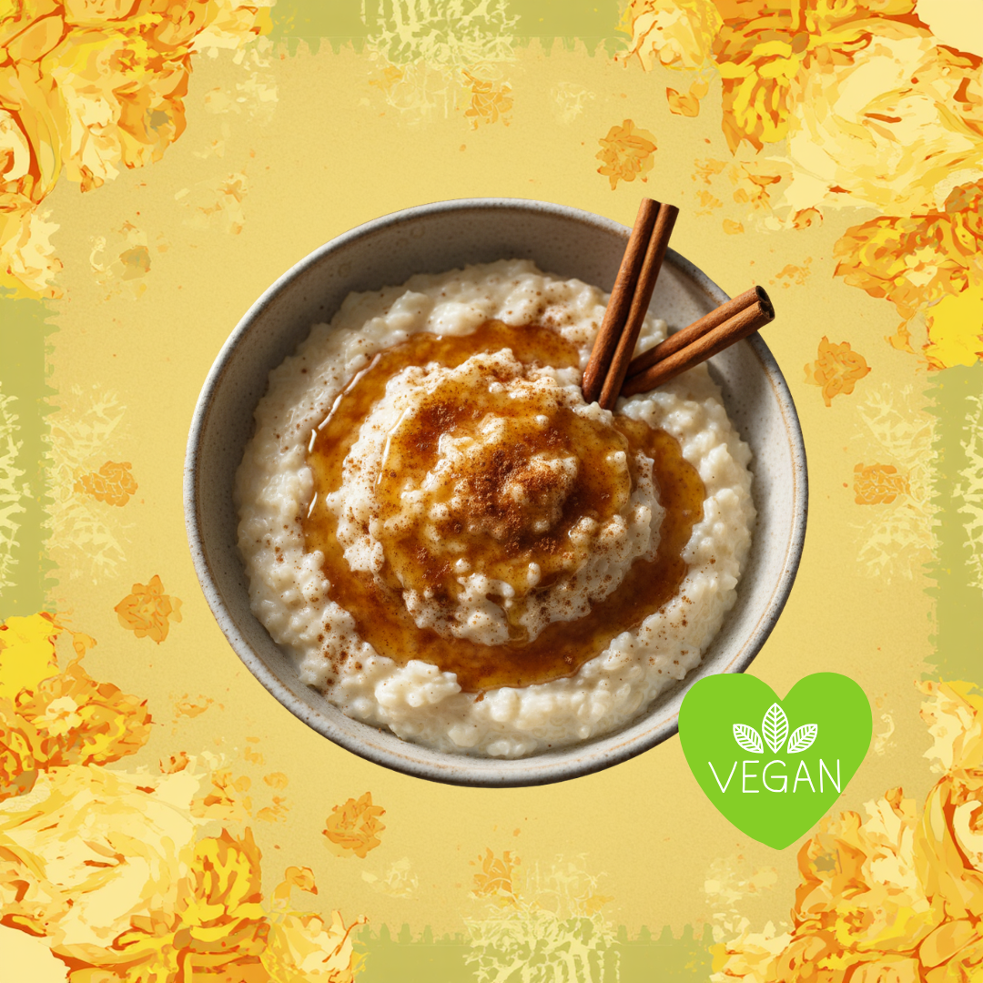 Veganer Milchreis mit Zimt, Hafermilch