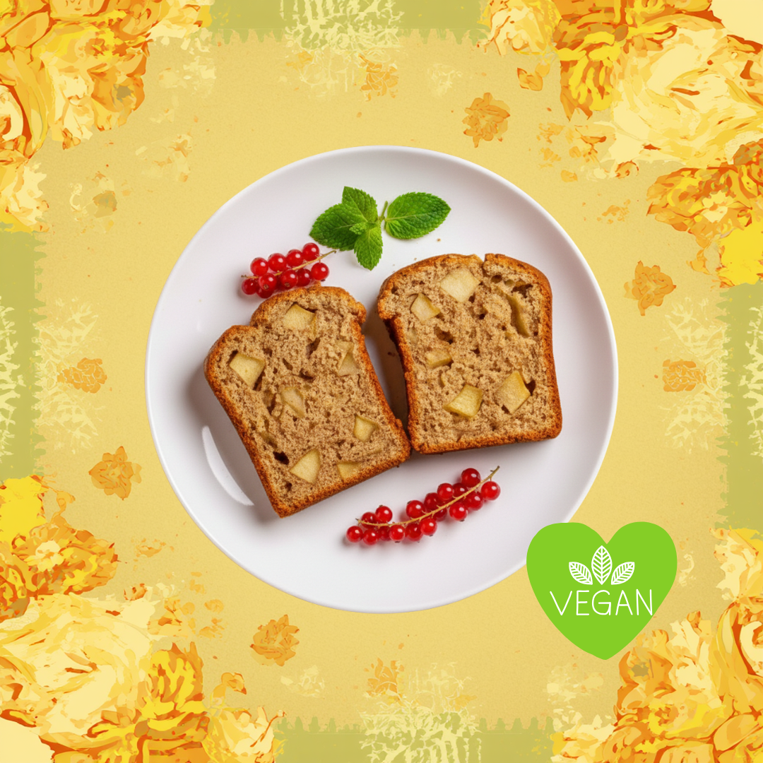 Bananenbrot mit Apfel & Zimt