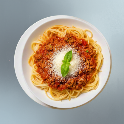 Healthy Beef Bolognese mit Gemüse & Nudeln